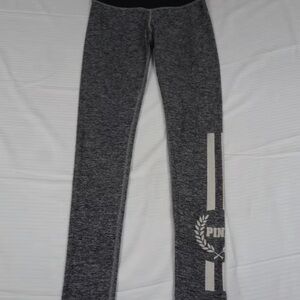 PINK YOGA VICTORIA'S SECRET GRAY STRETCH PANTS WOMENS SIZE XS - L450